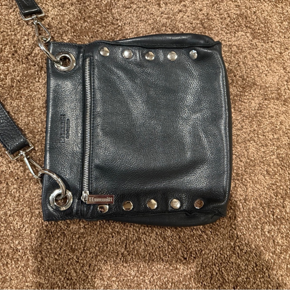 Hammitt Black Leather Crossbody Bag